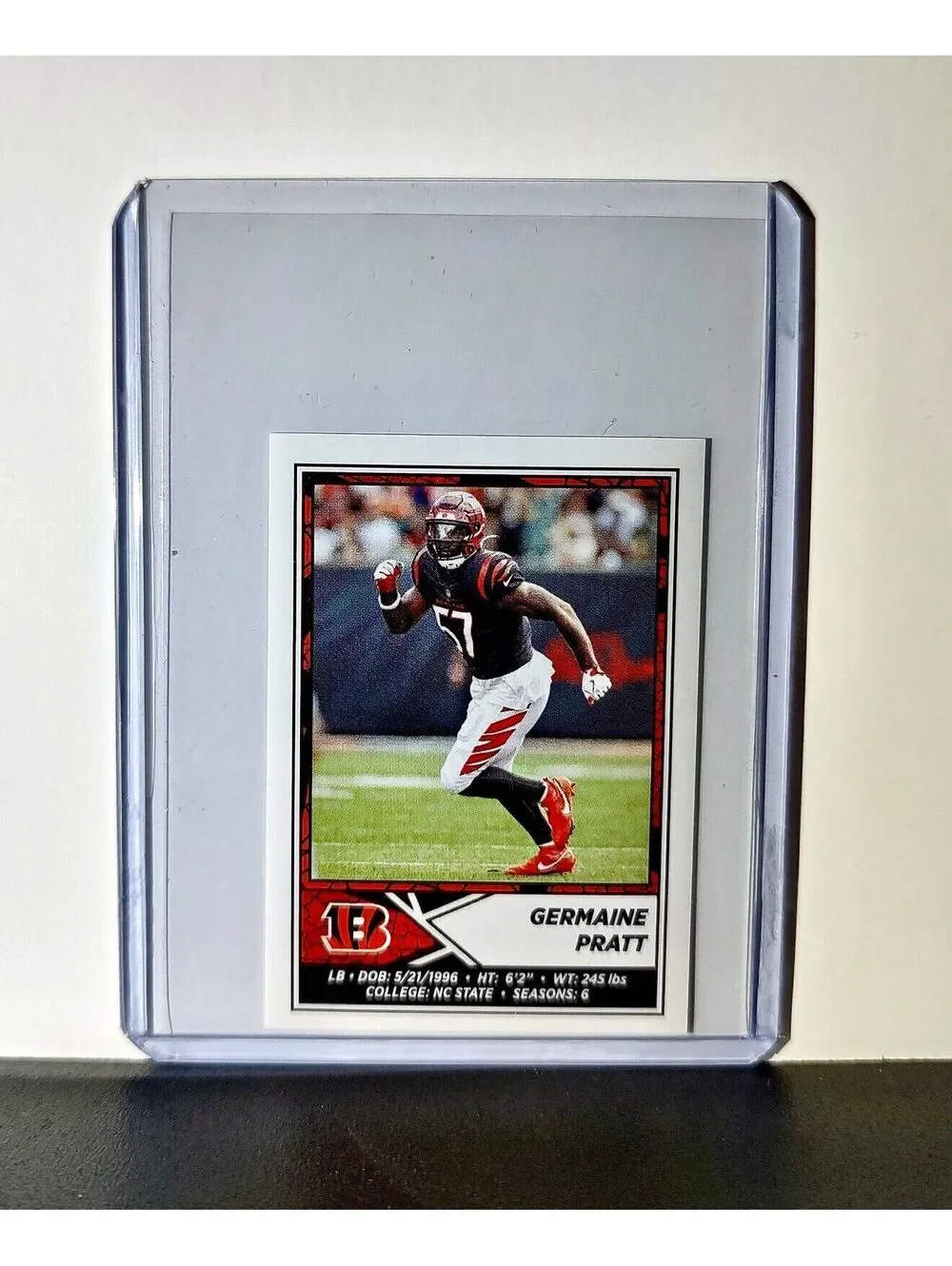 Germaine Pratt 2024 Panini NFL Sticker #130 Cincinnati Bengals